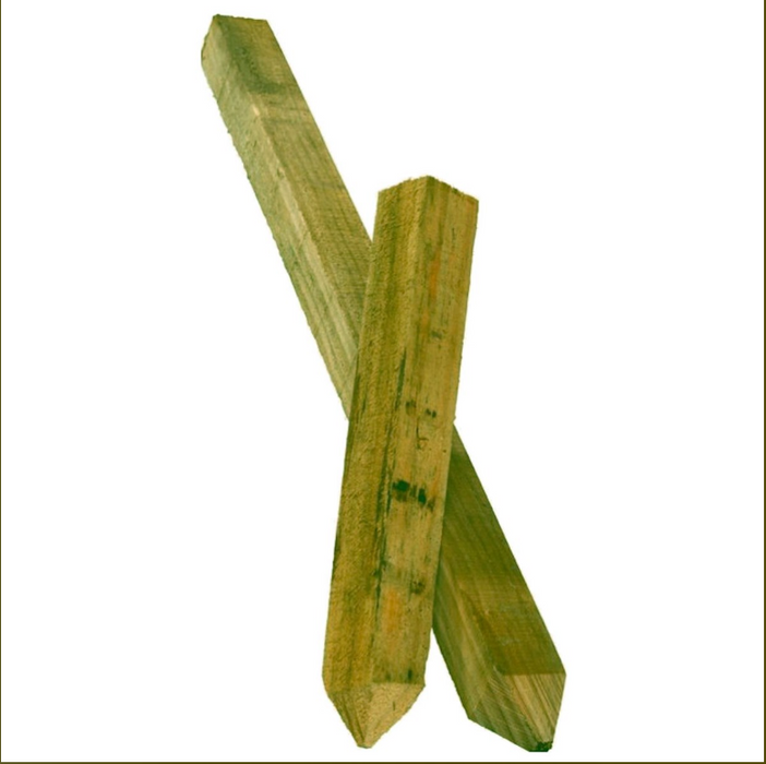 1200 x 40 x 40mm - Pack of 25 Treated Wooden Marking Out Stake