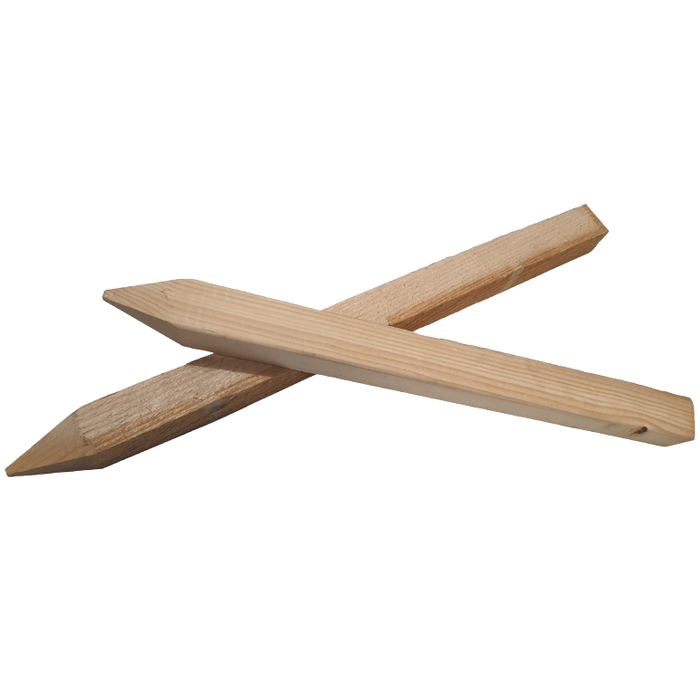 500 x 40 x 40mm - Pack of 25 Wooden Marking Out Stakes