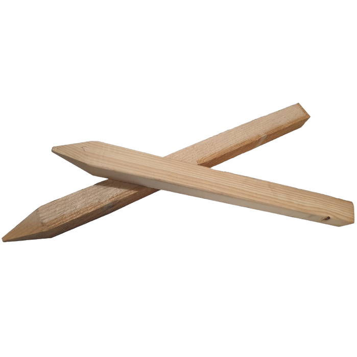 600 x 40 x 40mm - Pack of 25 Wooden Marking Out Stakes