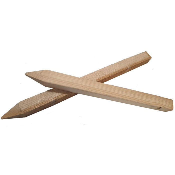 600 x 50 x 50mm - Pack of 25 Wooden Marking Out Stakes