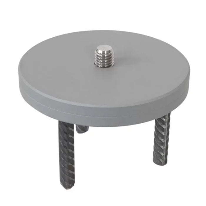 Pillar Plate Stainless Steel with with 5/8″ Thread & Rebar Pins