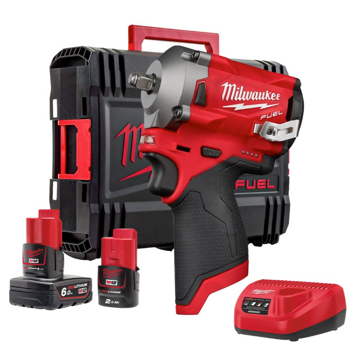 Milwaukee M12 FUEL™ SUB COMPACT ⅜″ IMPACT WRENCH KIT