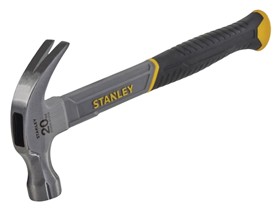Stanley Curved Claw Hammer - Fibreglass Shaft - 20oz