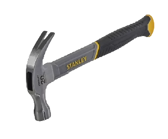 Stanley Curved Claw Hammer - Fibreglass Shaft - 20oz