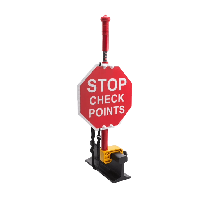 Stop Check Points Sign